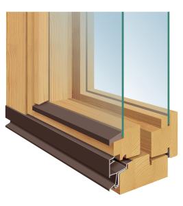 Ikkuna Viljandi MS puuvalmis 12 x 6/130 mm Vasen