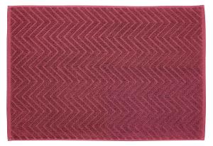 Kylpyhuonematto Diaqua Chevron 50 x 70 cm, useita värivaihtoehtoja Viininpunainen