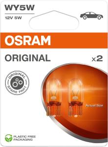 Pienoispolttimo Osram Original 12V WY5W 2 kpl