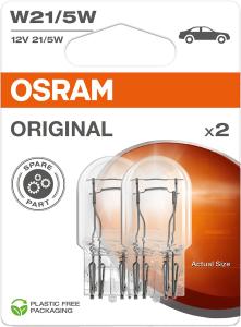 Pienoispolttimo Osram Original 12V W21/5W 2 kpl