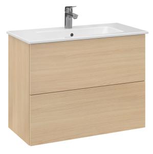 Allaskaappi Temal Astra 80 cm Vaalea tammi