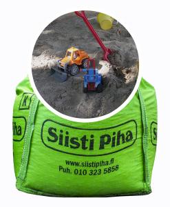 Hiekkalaatikkohiekka Siisti Piha 0 - 4 mm Suursäkki 1000 kg