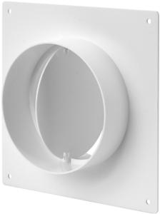 Putkiyhde Europlast ⌀125 mm Venttiili/Seinäkiinnike
