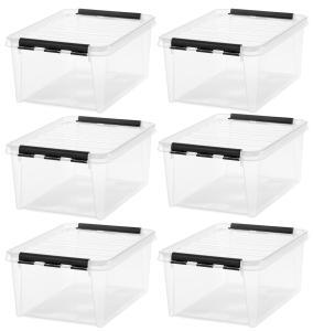6 kpl Säilytyslaatikko SmartStore Classic 15 Kirkas 40 x 30 x 18 cm