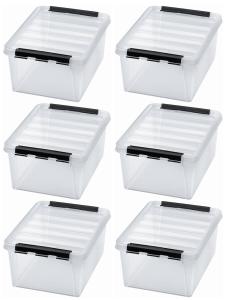 6 kpl Säilytyslaatikko SmartStore Classic 31 Kirkas 50 x 39 x 26 cm