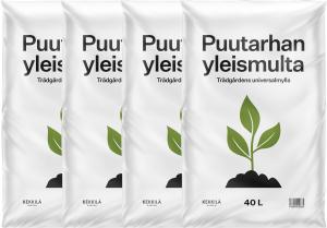 4 kpl Puutarhan yleismulta Kekkilä 40 l