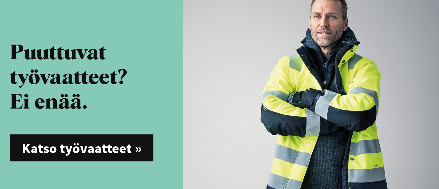 Työvaatteet ja työkengät Työvaatteet ja työkengät